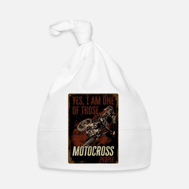 Motorcross Baby Bio-Mütze