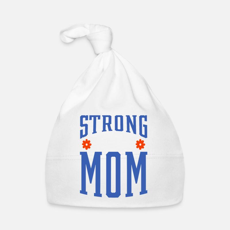 Stark wie Mama - Muttertagsgeschenk Baby Bio-Mütze