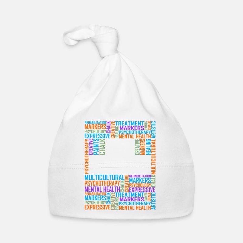 Art Therapy - Words Organic Baby Cap