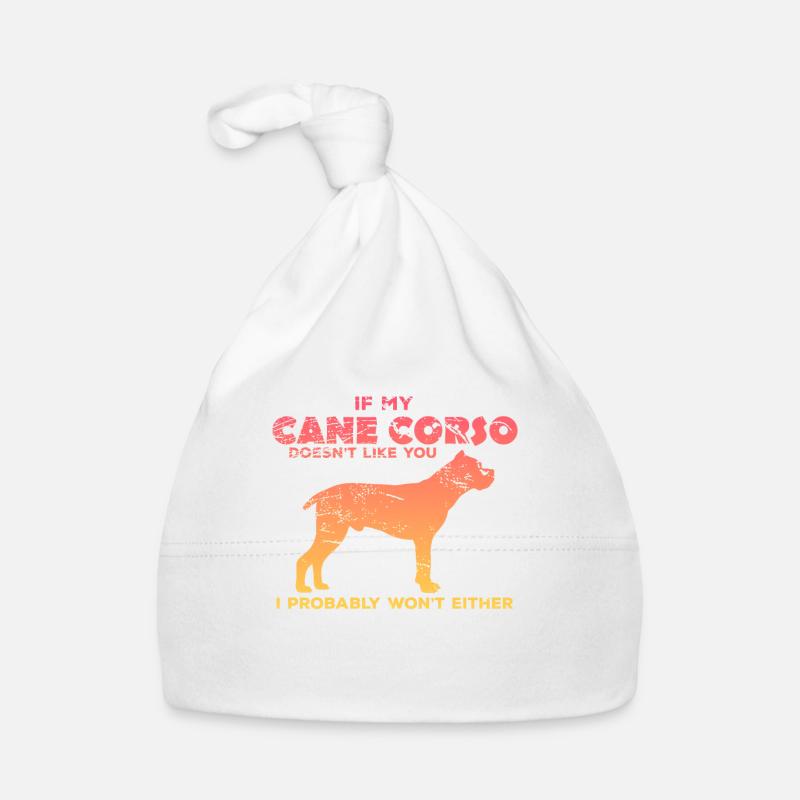 Cane Corso Hund Hundliebe Baby Bio-Mütze