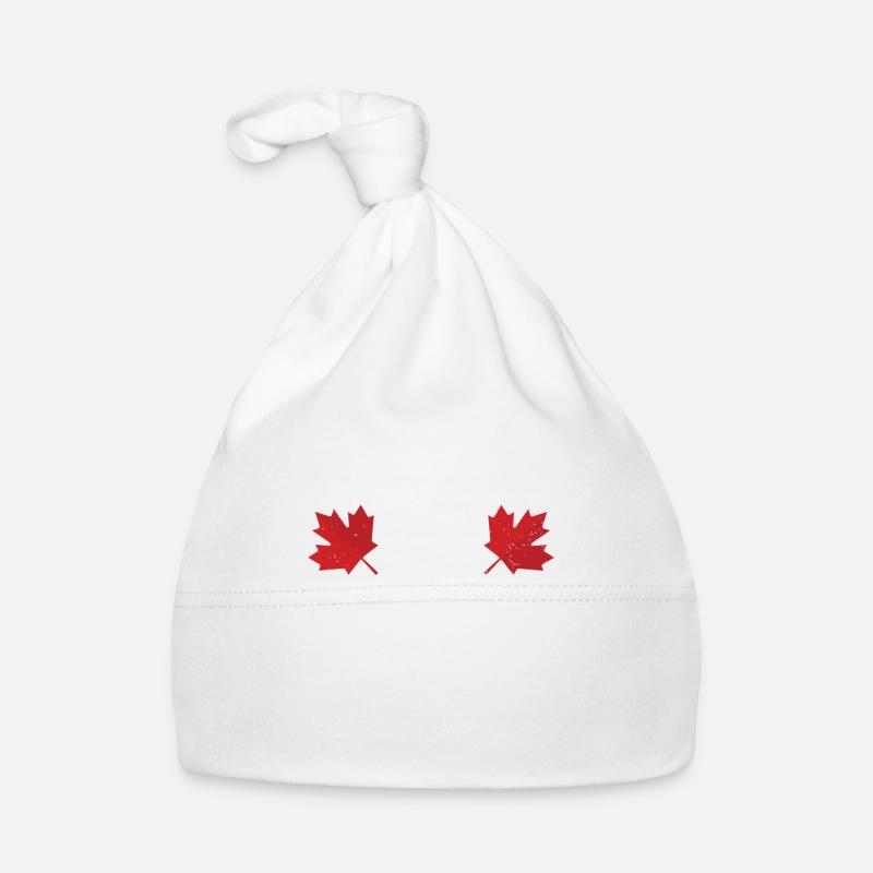 Canada Canada Canada Feuille d’érable Canada Bonnet bio Bébé