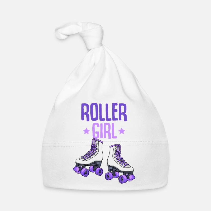 Roller skates Organic Baby Cap