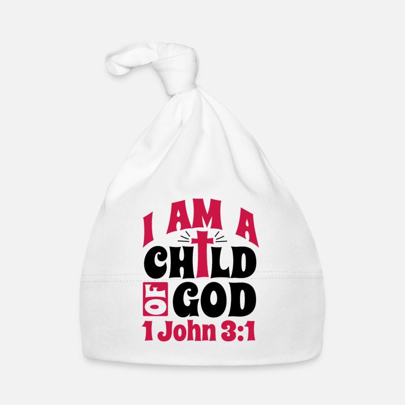 Religion de la Bible chrétienne Bonnet bio Bébé