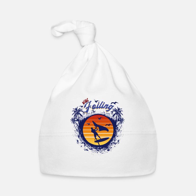 Wing Foiling sky wing gift Organic Baby Cap