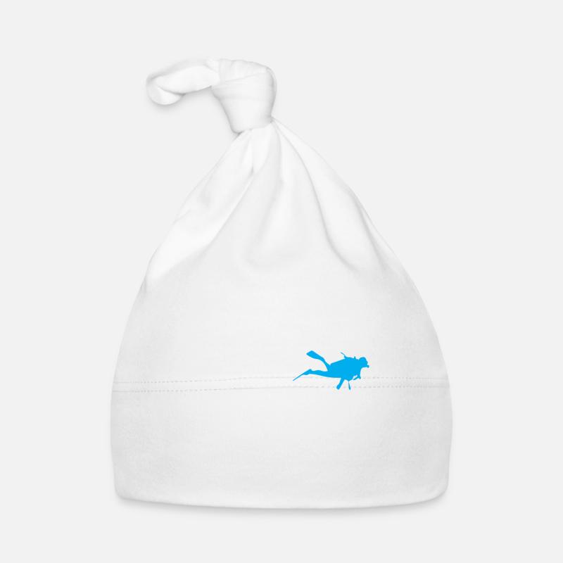 Plongée Évolution - Bonnet bio Bébé - blanc