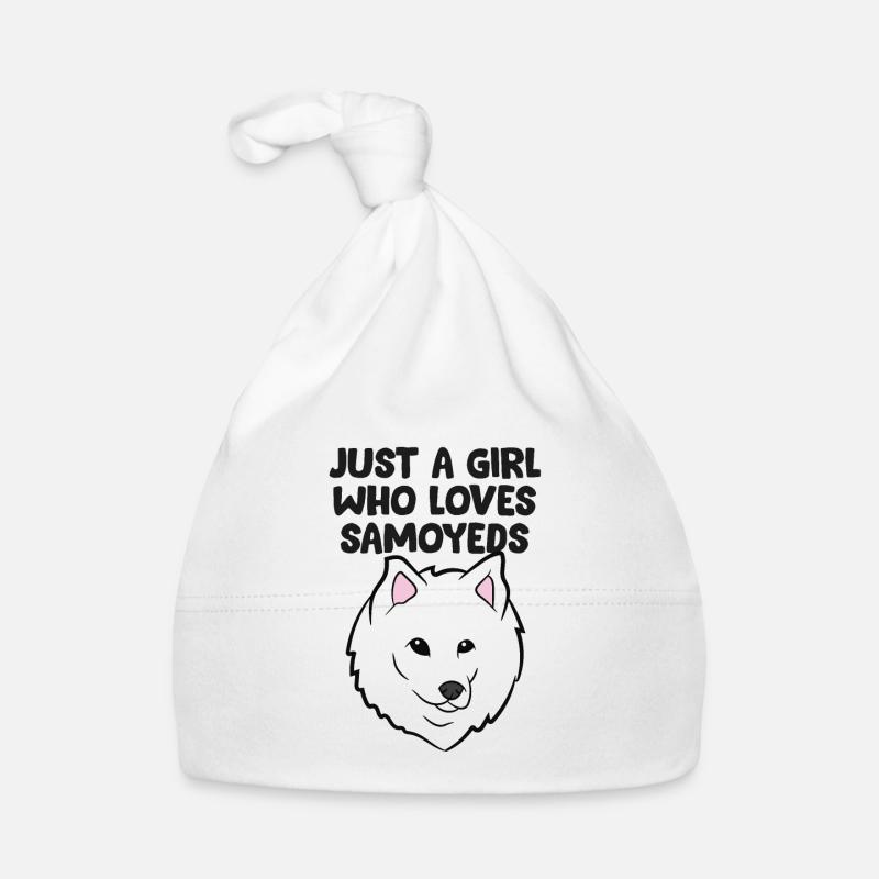 Samojeden-Mädchen Nur ein Mädchen, das Baby Bio-Mütze