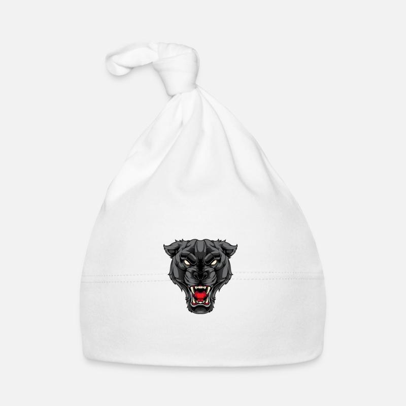 Muay Thai Boxe Panther - Bonnet bio Bébé - blanc