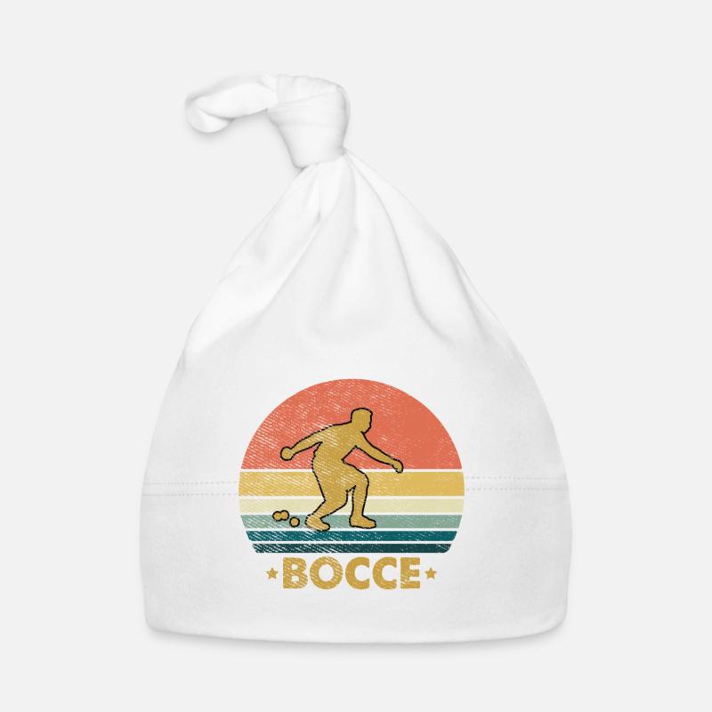 Bocce Bowling J’ai jouer Bocca Balle Joueurs Bonnet bio Bébé