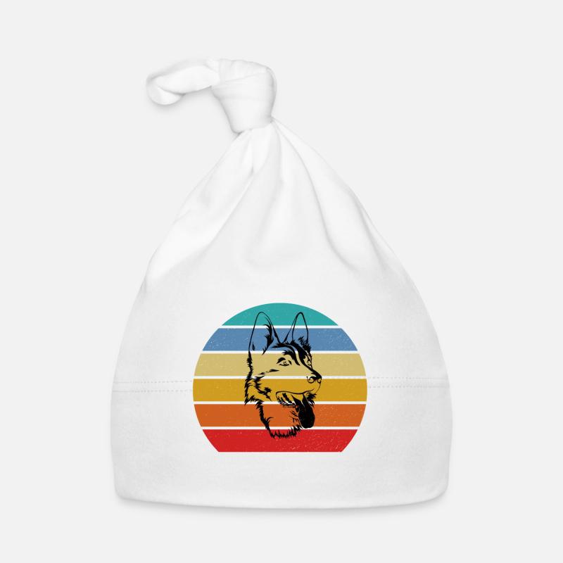 Deutscher Schäferhund Baby Bio-Mütze