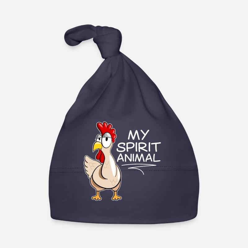 Poulets cadeau Drôle sort poule élevage Bonnet bio Bébé