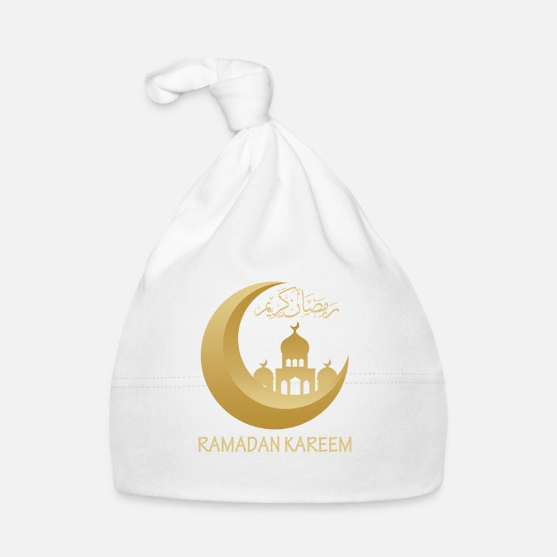 Arabischer Text Ramadan Kareem Mubarak Muslim Baby Bio-Mütze