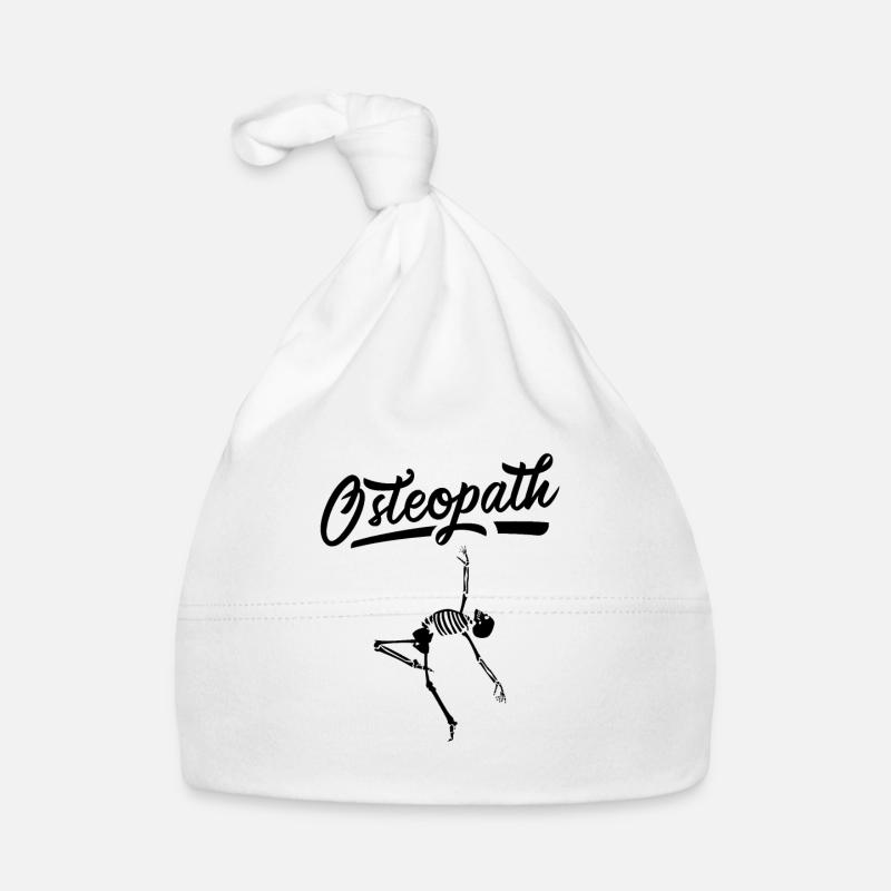 Ostéopathe chiropratique Ostéopathe Ostéopathie - Bonnet bio Bébé - blanc
