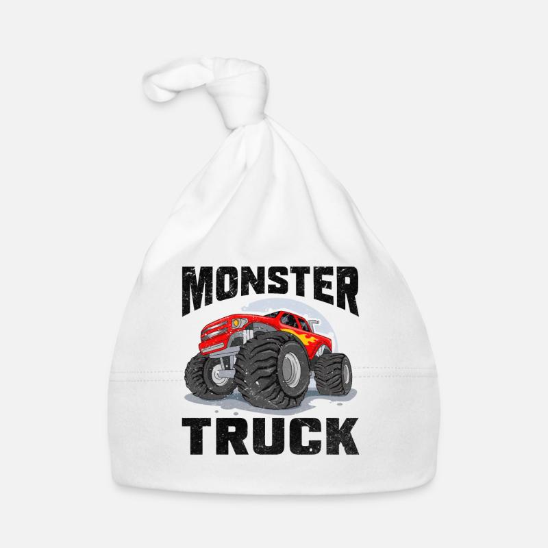 Monstertrucks Lkw Geburtstags geschenk Lastwagen Baby Bio-Mütze