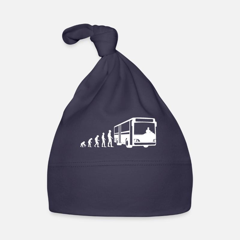 Busfahrer Evolution Bus Fahrer Beruf Job Geschenk Baby Bio-Mütze