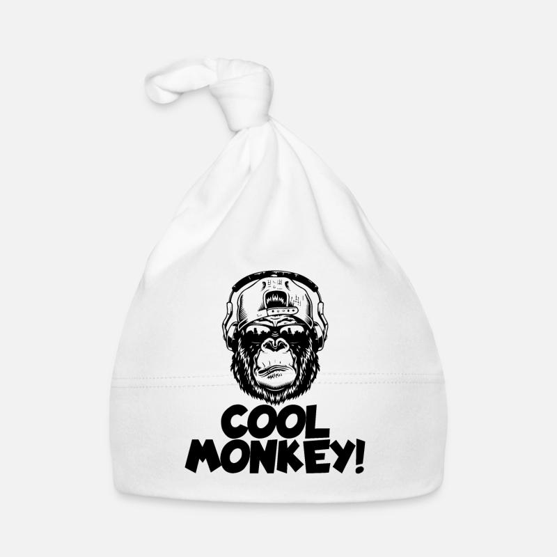 Monkey Punk Organic Baby Cap
