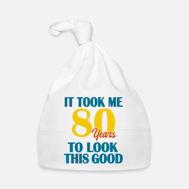 80. Geburtstag Baby Bio-Mütze