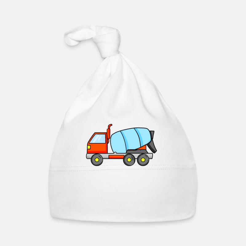 Construction vehicles Construction site Construction vehicle Organic Baby Cap