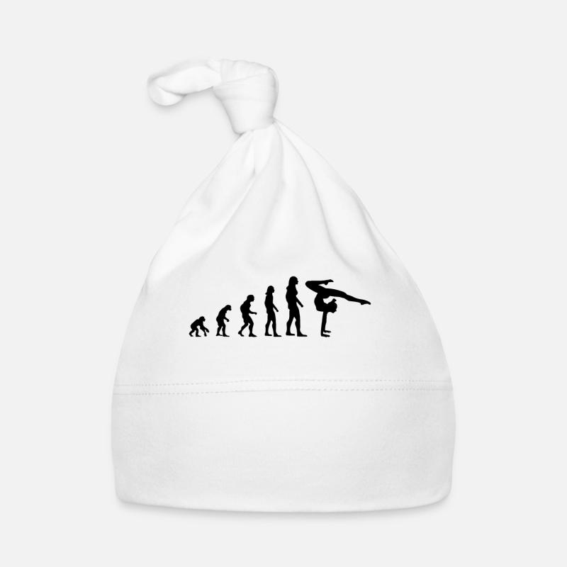 Gymnastin Gymnastics Evolution Gift Ladies Organic Baby Cap