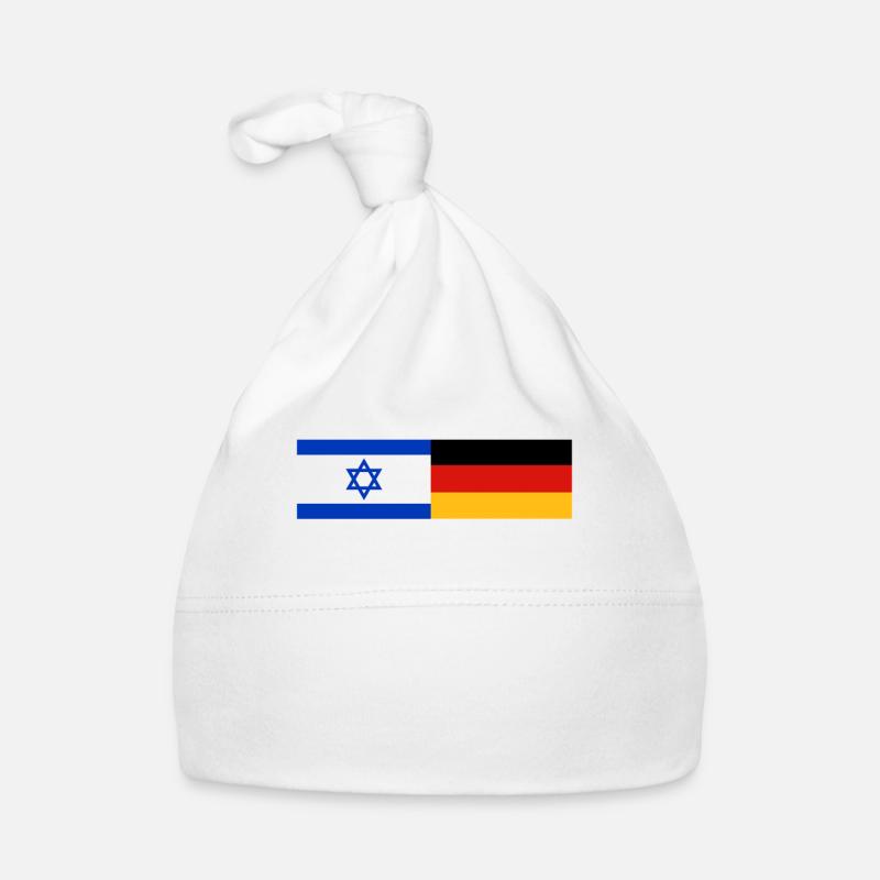 Israel Germany Organic Baby Cap