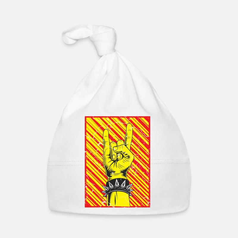 Devil's Horn Punks Punk Organic Baby Cap