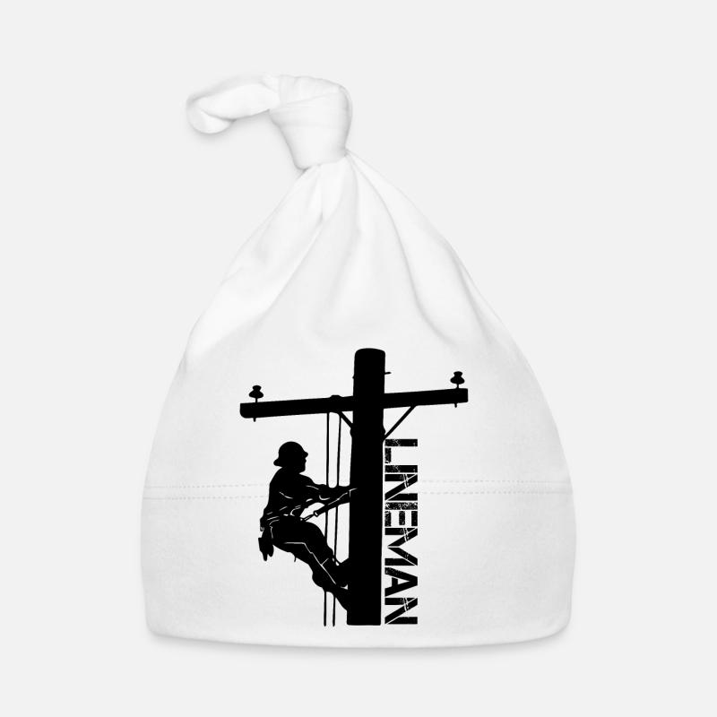 Lineman - Bonnet bio Bébé - blanc