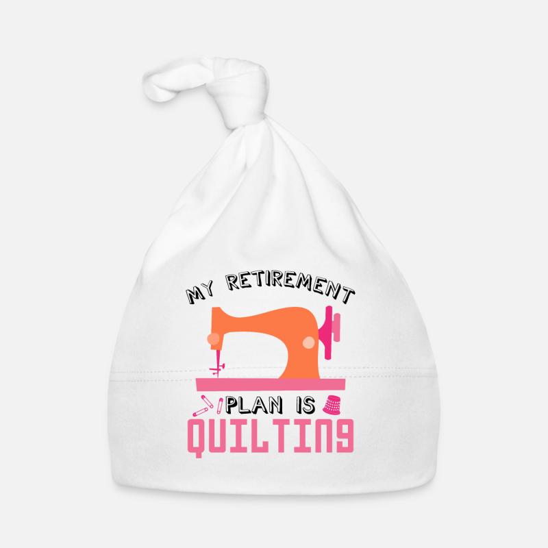 Mon plan de retraite est Le Quilten De La Couture De Bonnet bio Bébé