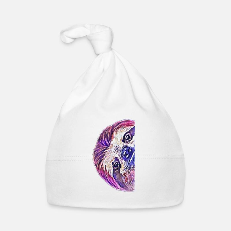 Faultier Baby Bio-Mütze