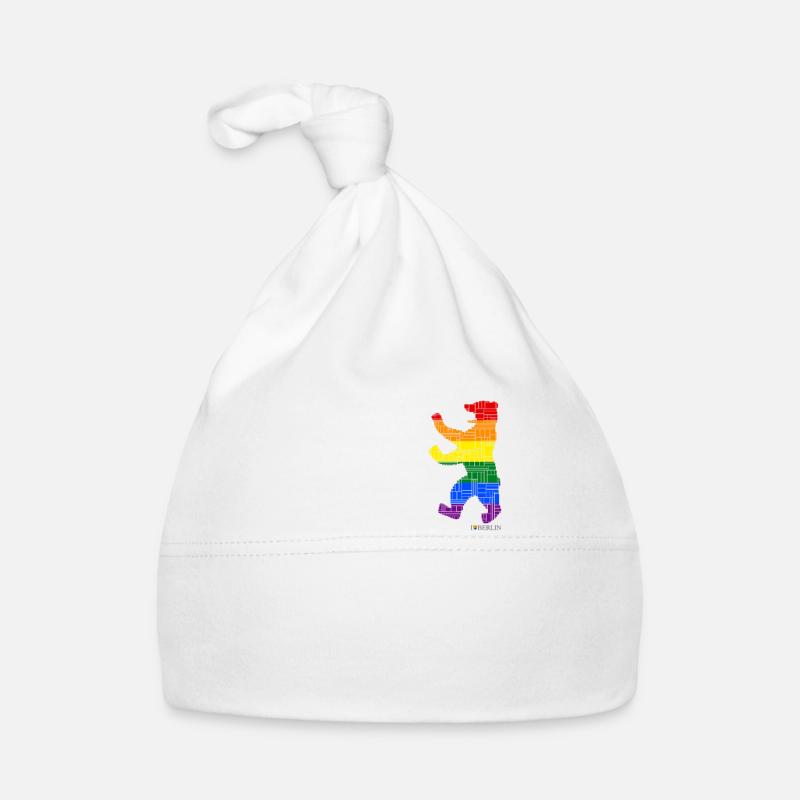 Berliner Bär - Berlin Pride Edition Baby Bio-Mütze