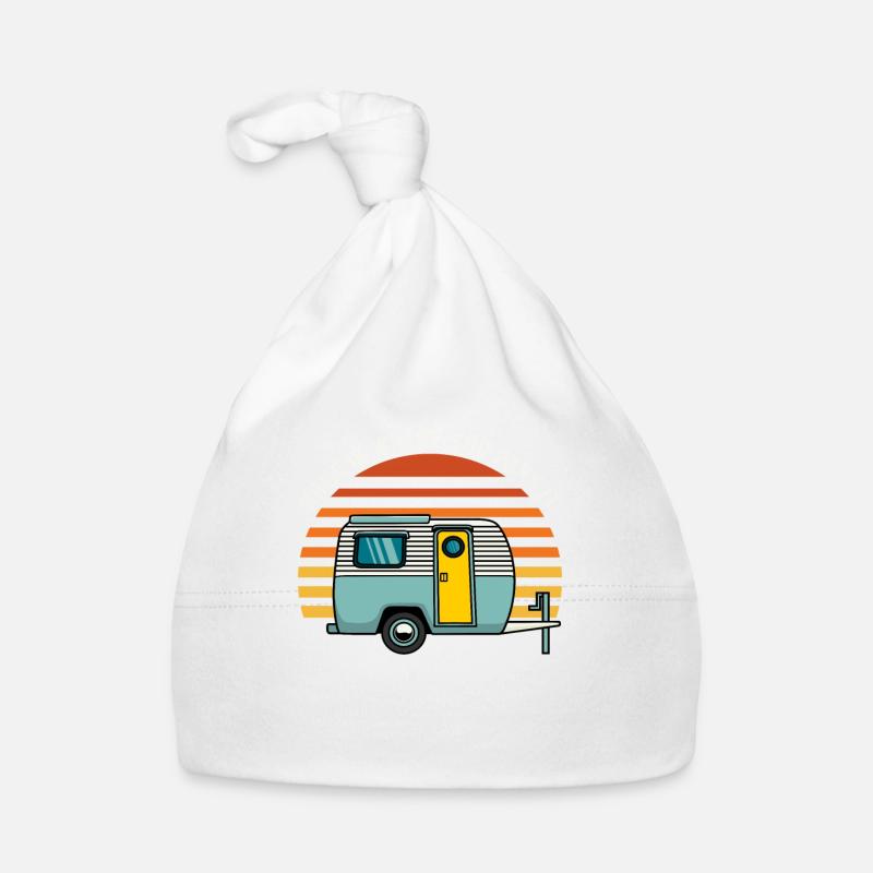 Camping caravan holiday camper camper camping Organic Baby Cap