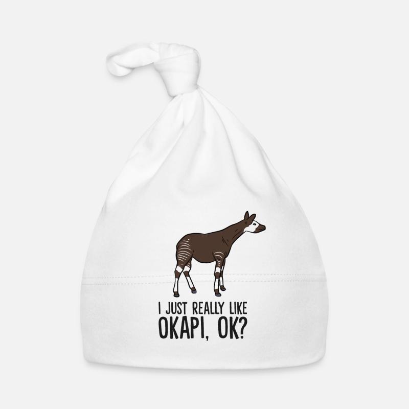 Okapi Lovers J’aime vraiment Okapis Bonnet bio Bébé