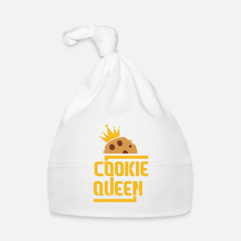 Cookie Queen Cookie Lover Cookie Baker Cookie - Baby Bio-Mütze - Weiß