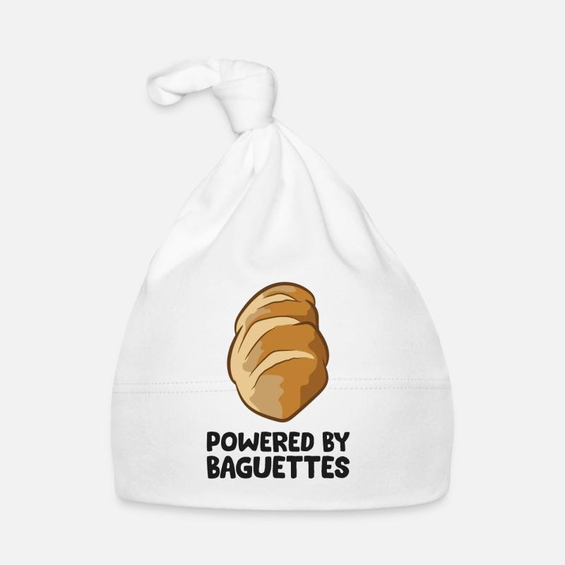 Powered By Baguettes Love Baguettes Organic Baby Cap