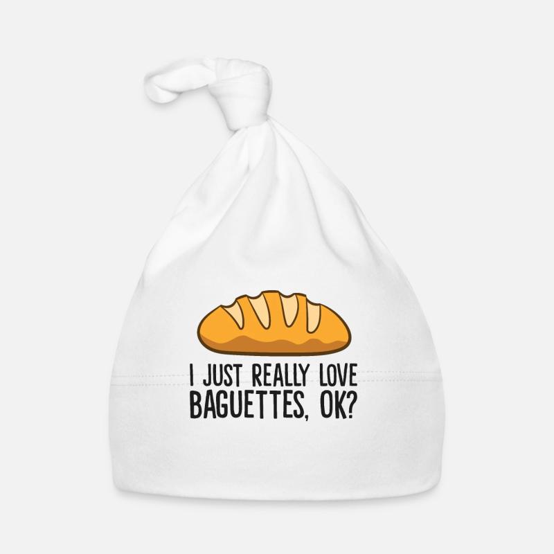 Ich mag Baguettes einfach wirklich, okay, Baby Bio-Mütze