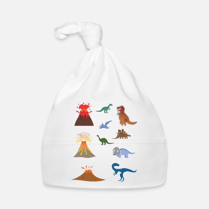 Dinosaurier-Vulkan-Pack Baby Bio-Mütze