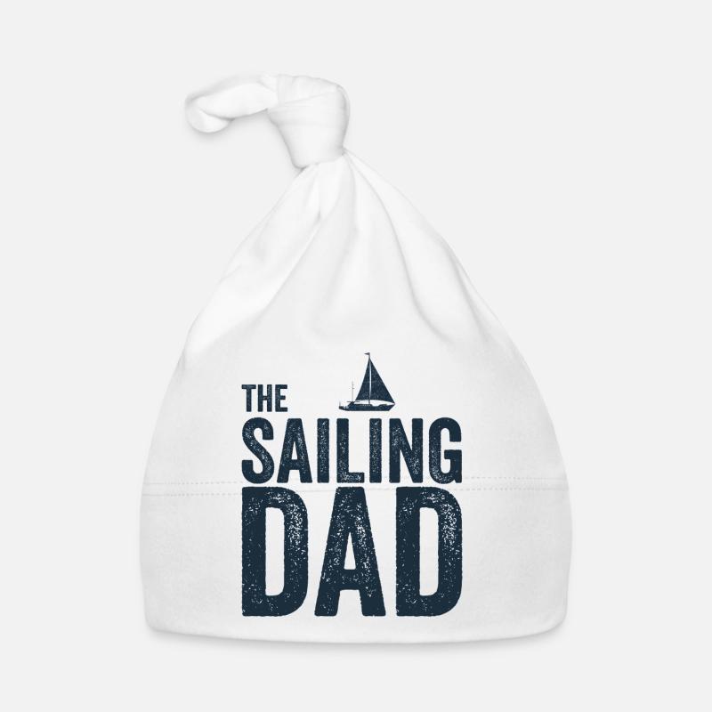 The Sailing Dad Funny Sailor Gift Organic Baby Cap
