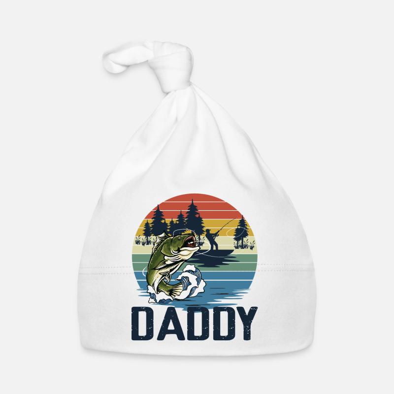 Fishing Daddy Matching Organic Baby Cap