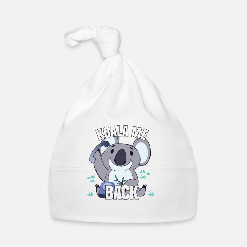 Koala me Back - Koala ours avec téléphone Bonnet bio Bébé