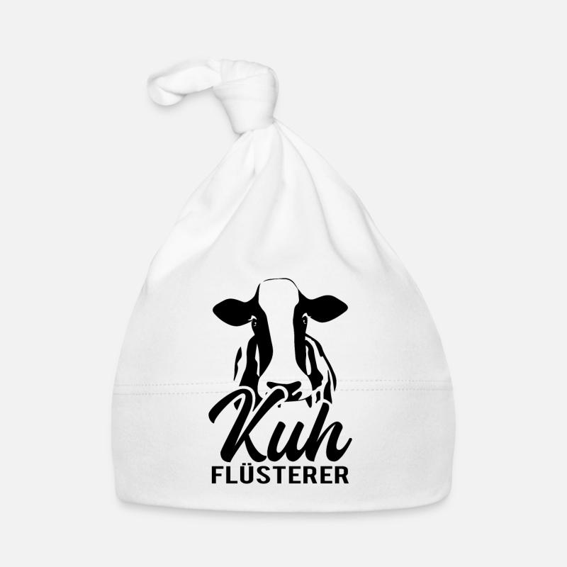 Kuh Flüsterer Landwirt Bauer Kühe Baby Bio-Mütze