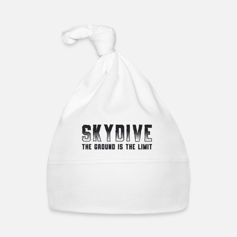 Fallschirm Fallschirmspringer Skydive Retro Sky Baby Bio-Mütze