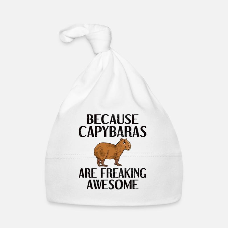 Capybara Geschenk Wasserschwein Nagetier Carpincho Baby Bio-Mütze