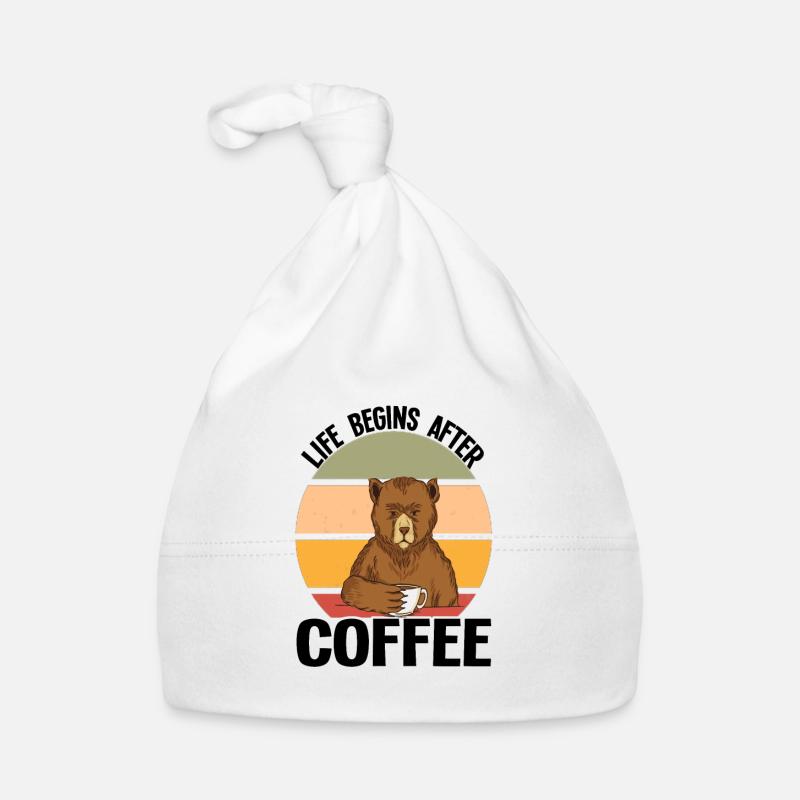 Coffee Coffee Drinker Nocturnal Office Gift Organic Baby Cap
