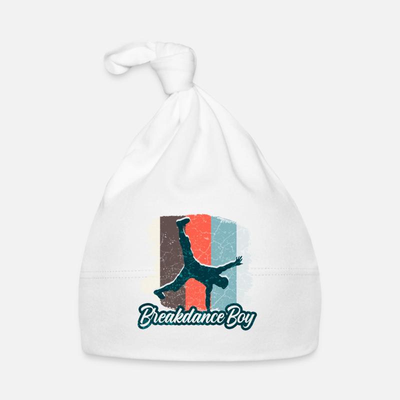 Breakdance Young Dancers Breakdancing - Organic Baby Cap - white