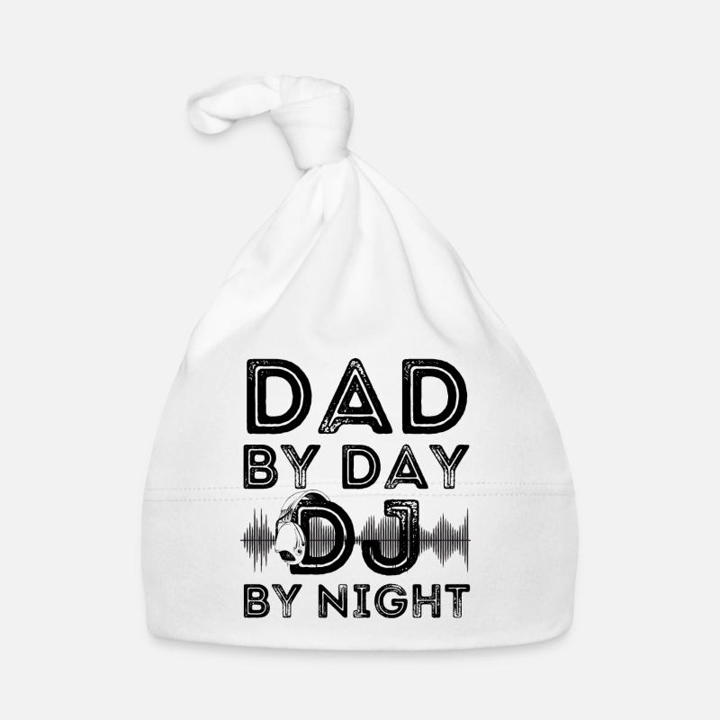 Dad By Day DJ Bei Nacht Baby Bio-Mütze