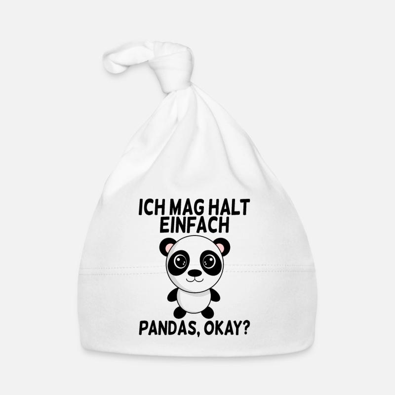 Ich mag Pandas Baby Bio-Mütze