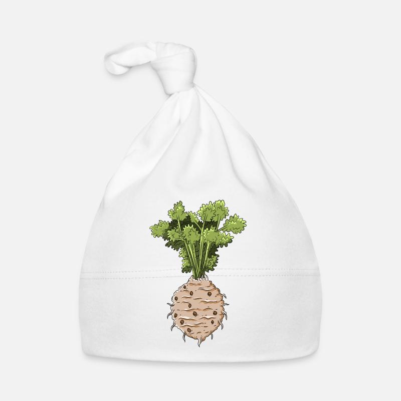 sedano Cappellino ecologico per neonato