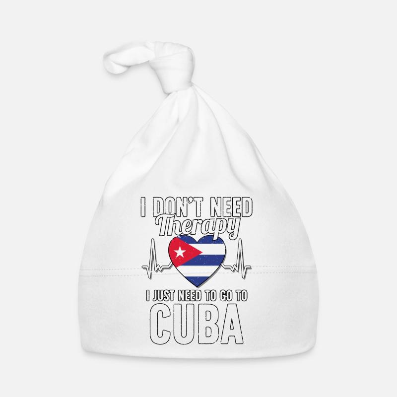 Cuba flag I Cuban Souvenirs Bonnet bio Bébé