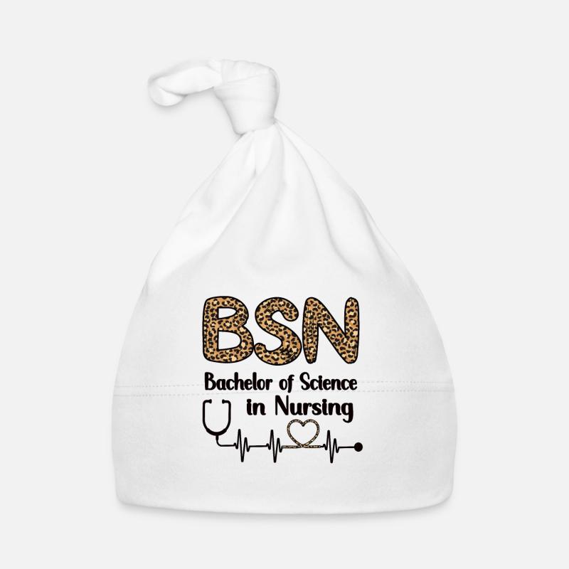 Bachelor of Nursing Infirmière Diplômé Bonnet bio Bébé