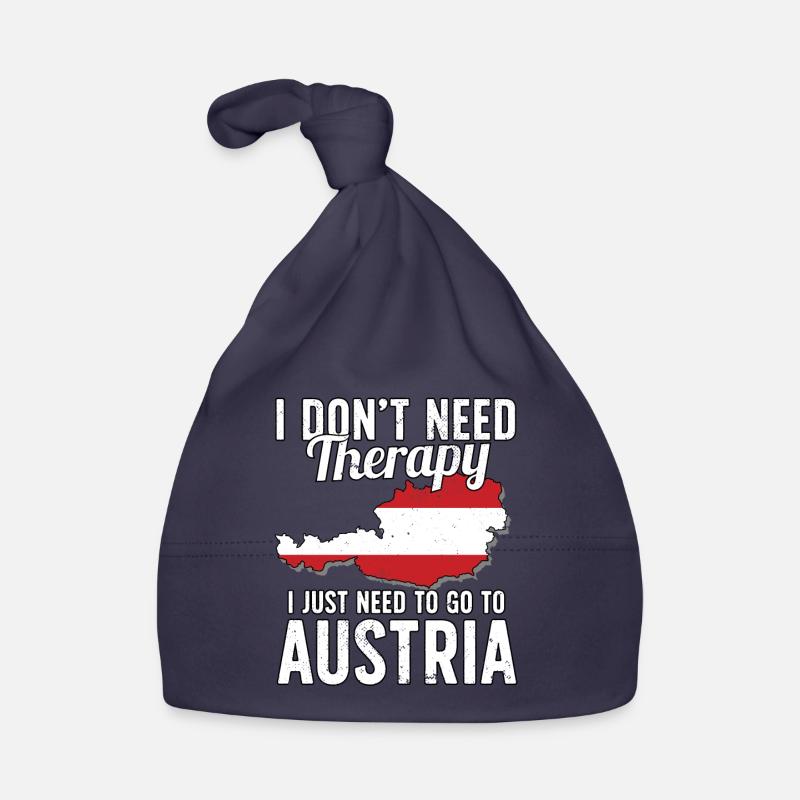 Austria flag I Austrian Souvenirs Baby Bio-Mütze
