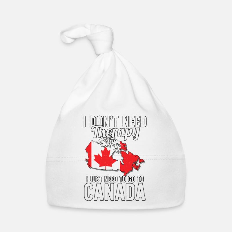 Drapeau du Canada I Souvenirs canadiens Bonnet bio Bébé