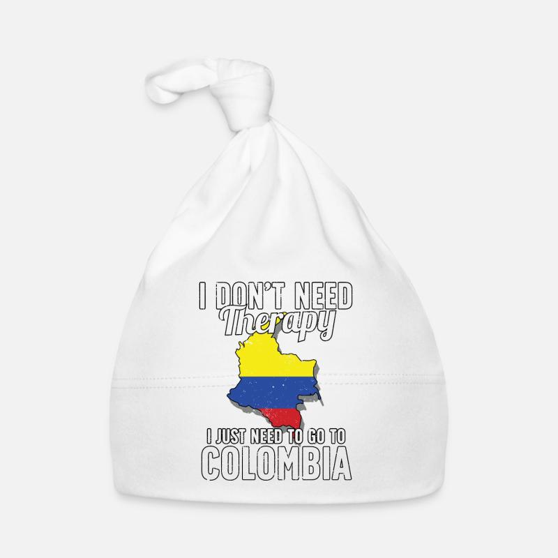 Drapeau de la Colombie I Souvenirs colombiens Bonnet bio Bébé